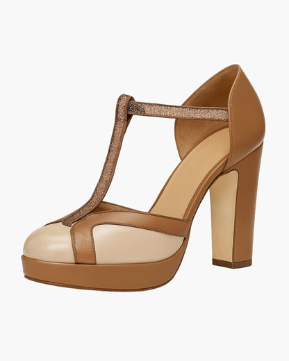 Malvina | T-bar Strap Pumps