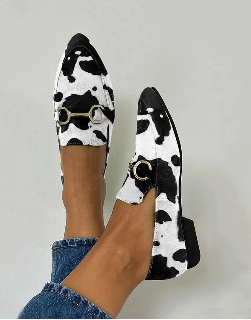 Diana | Mocassins avec Détail de Boucle Imprimé