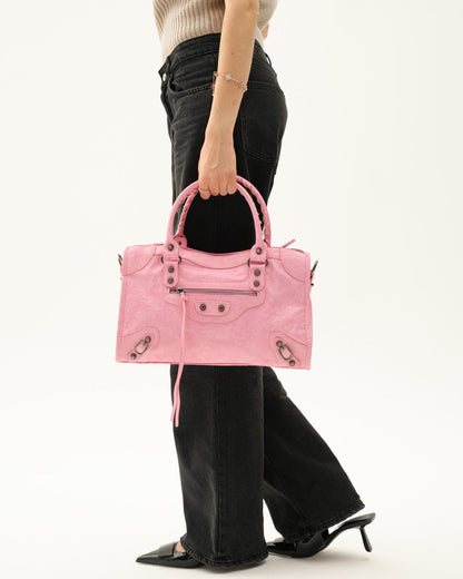 Medium Baby Pink Muse Bag