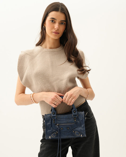 Navy Small Muse Bag