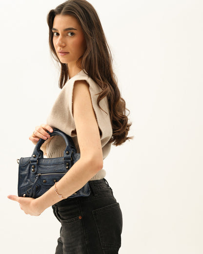 Navy Small Muse Bag